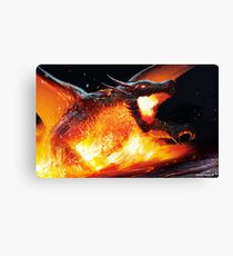 Volcanic Dragon Canvas Print