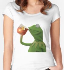 But that's none of my business Women's Fitted Scoop T-Shirt