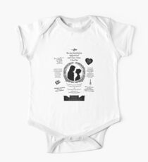 Pride and Prejudice Elizabeth and Darcy "Iconic Quotes" Silhouette Design One Piece - Short Sleeve