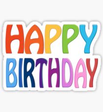 Happy Birthday Sticker