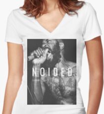 Death Grips - Noided Women's Fitted V-Neck T-Shirt