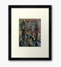 Party On The Patio 3 Orcaband Framed Print