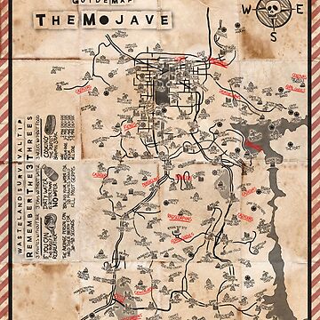 The Mojave Wasteland's Territorial Map (not perfect)