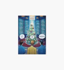 Star Trek Christmas Art Board Print