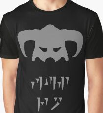 Skyrim Dovahkiin Fus Ro Dah Graphic T-Shirt