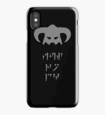 Skyrim Dovahkiin Fus Ro Dah iPhone Case