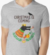 Christmas is coming Men's V-Neck T-Shirt