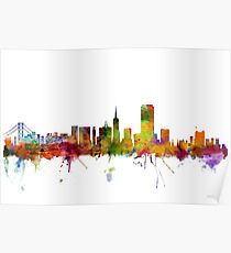 San Francisco City Skyline Poster