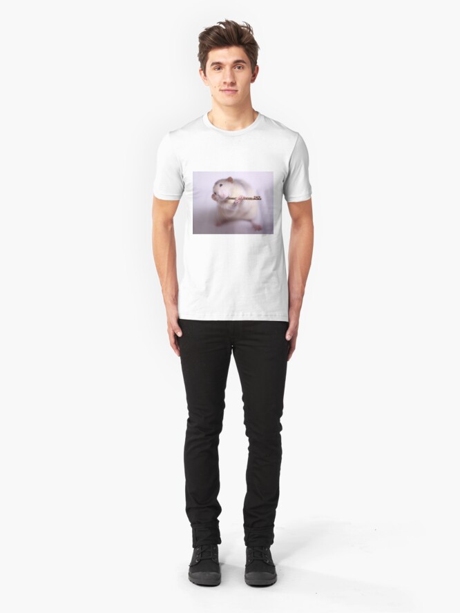 Alternate view of Playing the flute Slim Fit T-Shirt