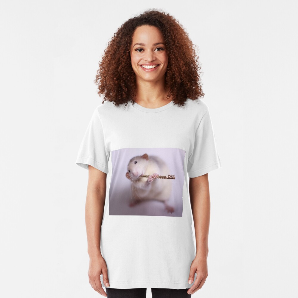 Playing the flute Slim Fit T-Shirt
