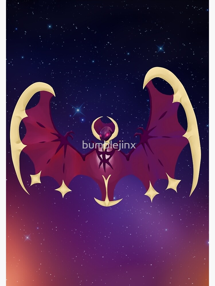 Shiny Lunala (My Version) by MysteryPeak on DeviantArt