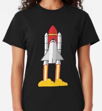 Rocket Space Shuttle Houston Classic T-Shirt