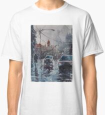 Streetscape watercolor Classic T-Shirt