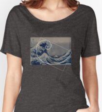 Hokusai Meets Fibonacci Women's Relaxed Fit T-Shirt