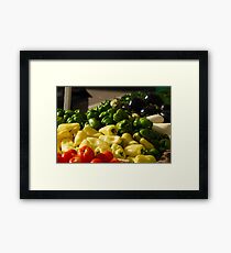 Peppers Framed Print