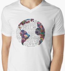 Us Against The World Men's V-Neck T-Shirt