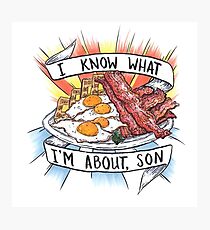 Breakfast Photographic Print