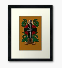 Battle Cross for Shirts Framed Print