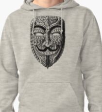 Ornate Anonymous Mask Pullover Hoodie