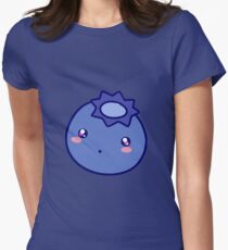 Kawaii Blueberry Women's Fitted T-Shirt