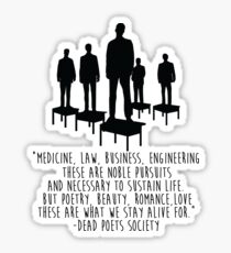 Dead Poets Society Sticker