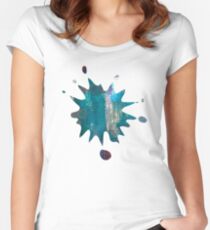 Abstract painting Women's Fitted Scoop T-Shirt
