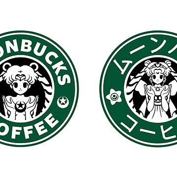 Moonbucks Coffee Mini Sticker Pack Sticker for Sale by Ellador