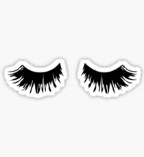 Eyelash Print Sticker