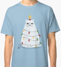 Grumpy Christmas Cat Classic T-Shirt