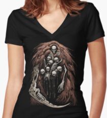 The Gravelord v.2 Women's Fitted V-Neck T-Shirt