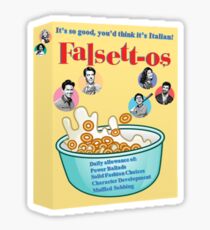 Falsettos Cereal Sticker Sticker