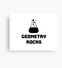 Geometry Rocks Canvas Print