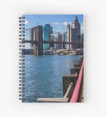 Cuaderno de espiral Brooklyn Bridge, New York, USA.