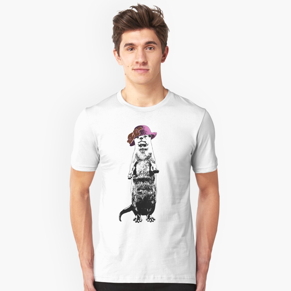 I Really Otter Be Going Now Slim Fit T-Shirt