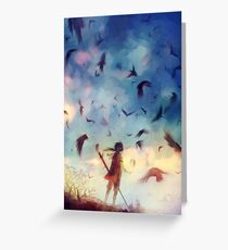 Flock Greeting Card