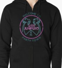 Party Town Zipped Hoodie