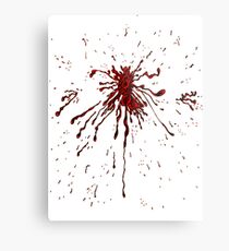 Blood & Bullet wounds Metal Print