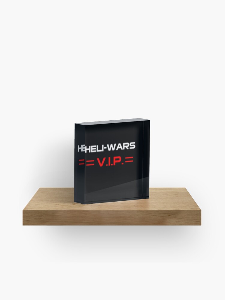 Roblox Heli Wars T Shirt Acrylic Block - roblox heli wars t shirt t shirt by scotter1995