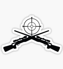 sniper target rifle Sticker