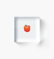 Bell Pepper Acrylic Block
