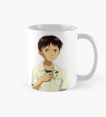 Evangelion Shinji Drinking Coffee Classic Mug