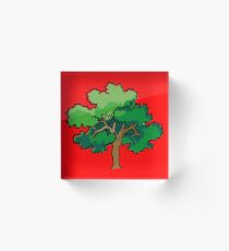tree Acrylic Block