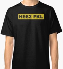 H982 FKL License plate Classic T-Shirt