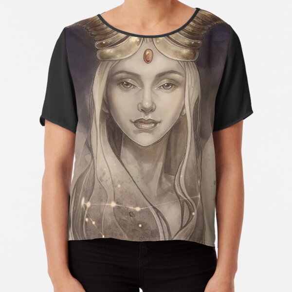 Zodiac Capricorn Chiffon Top
