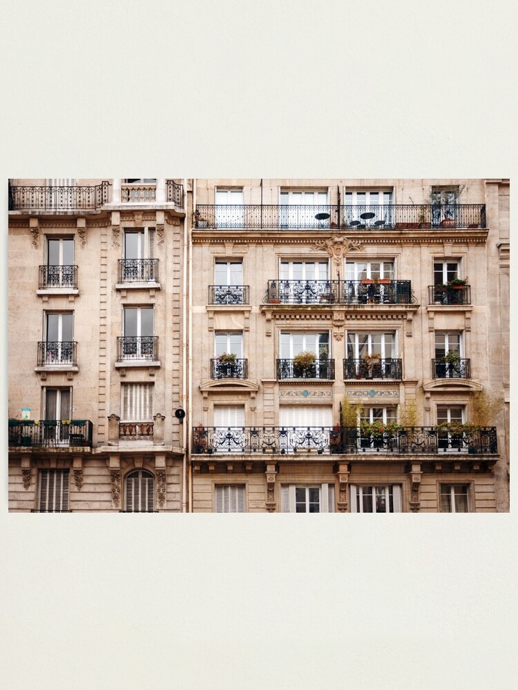 Alternate view of Traditional French Architecture Photographic Print