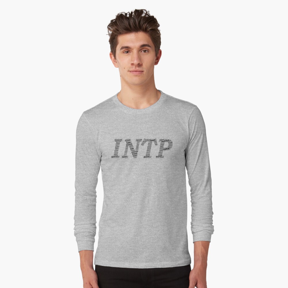 "INTP Descriptive Word Cloud" Tshirt by MBTI Redbubble