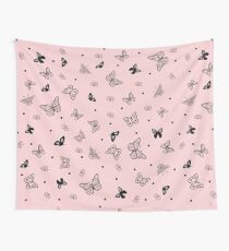 pinkish with butterfly Tapestry