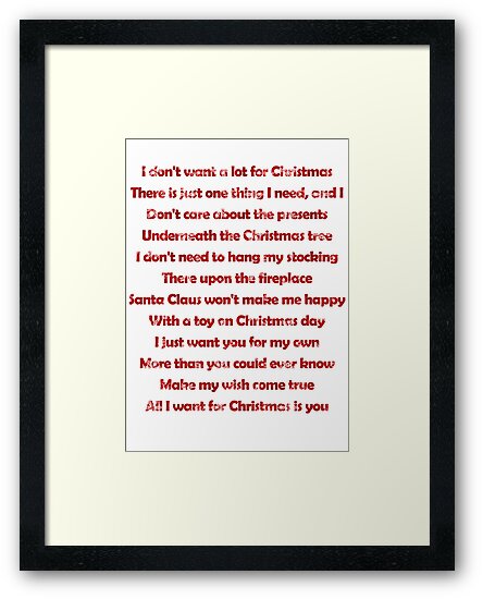 mariah carey all i want for christmas is you lyrics by laura downing - I Dont Want Alot For Christmas Lyrics mariah carey all i want for christmas is you lyrics by laura downing - I Dont Want Alot For Christmas Lyrics