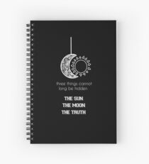 Supernatural - Teen Wolf Quote Spiral Notebook