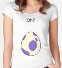 Pokemon GO Egg Oh? Purple 10km Women's Fitted Scoop T-Shirt